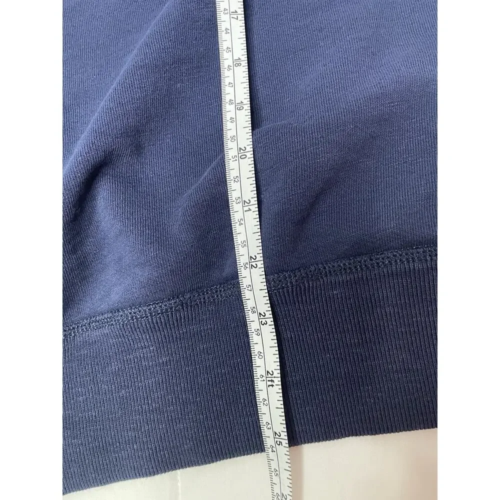 Polo Ralph Lauren Men’s Large Navy Blue Fleece Crewneck Sweatshirt Pony Logo